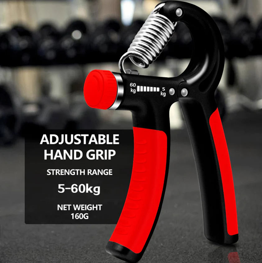 Hand Grip Strength Power Trainer Gripper Strengthener Adjustable Gym Exerciser